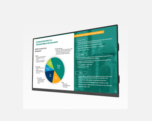 Slim Bezel Interactive Touch Displays
